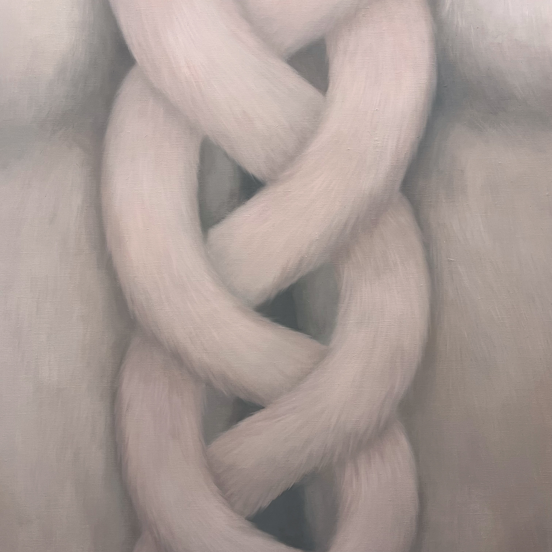 「Tails」, 2023, oil on canvas, 162cmX97cm 